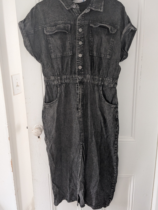Given Kale Dresses & Skirts - Washed Black Denim Dress